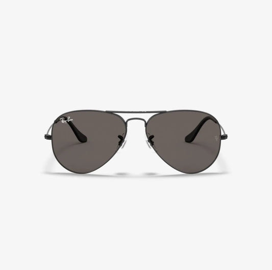 Ray-Ban Aviator RB3025 Black Frame Black Lens