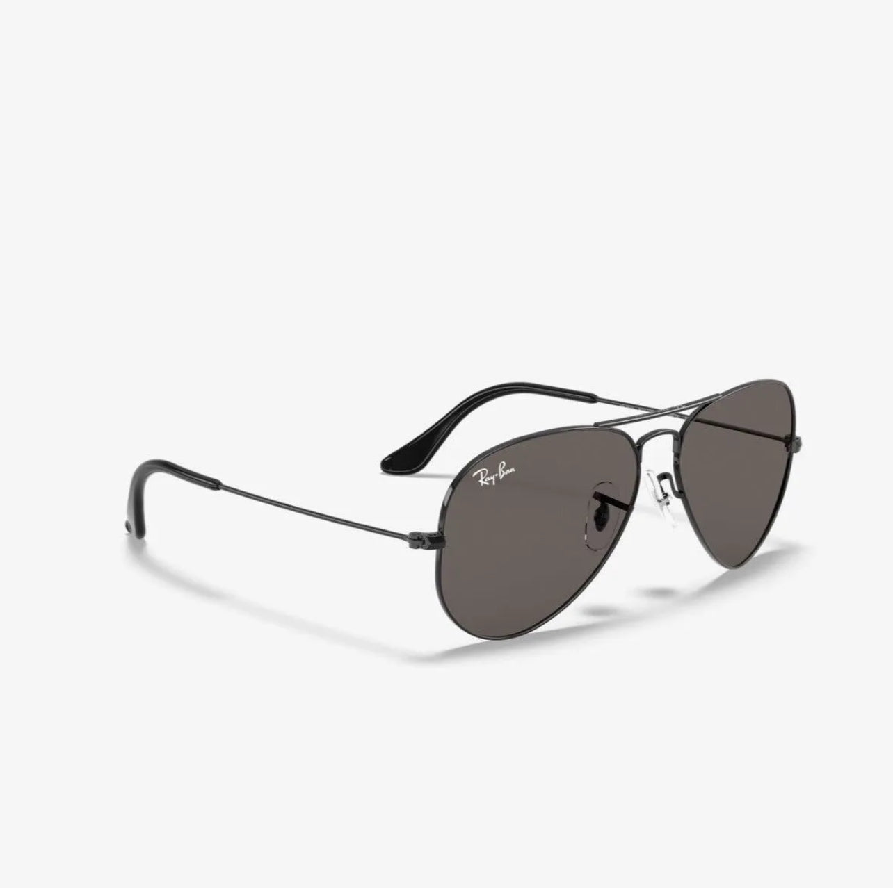 Ray-Ban Aviator RB3025 Black Frame Black Lens