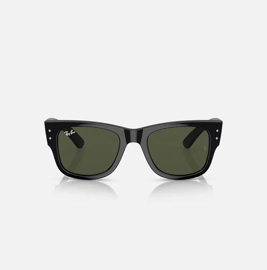 Ray Ban MEGA WAYFARER Sunglasses in Black and Green - RB0840S