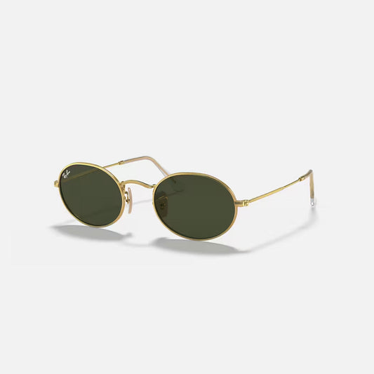 Ray-Ban OVAL METAL Gold Frame Green lens RB3547 001/31 54-21