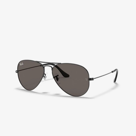Ray-Ban Aviator RB3025 Black Frame Black Lens