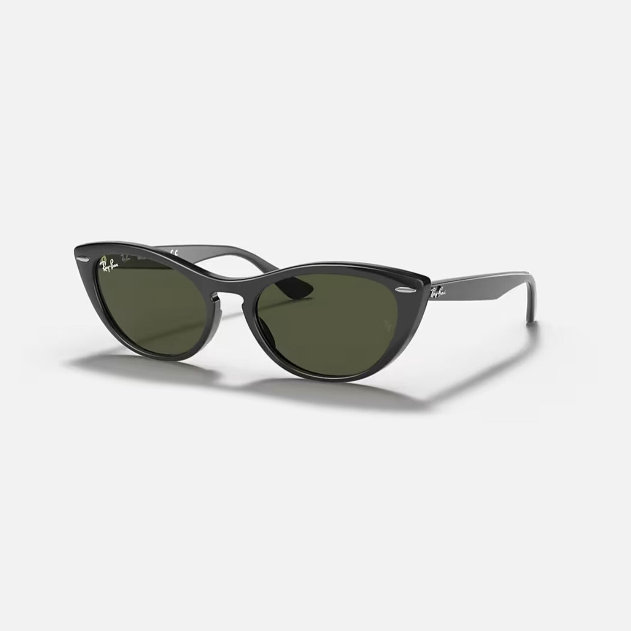 Ray-Ban NINA Polished Black Frame Green Lens RB4314N 601/31 54-18