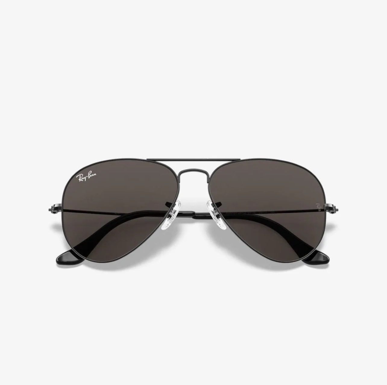 Ray-Ban Aviator RB3025 Black Frame Black Lens