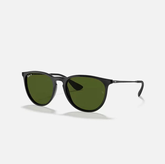 Ray Ban RB4171 Erika 54mm Sunglasses - Black Frame/ green Lens