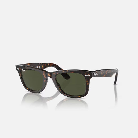 Ray-Ban  RB2140  Wayfarer Tortoise Frame green polarized Lenses