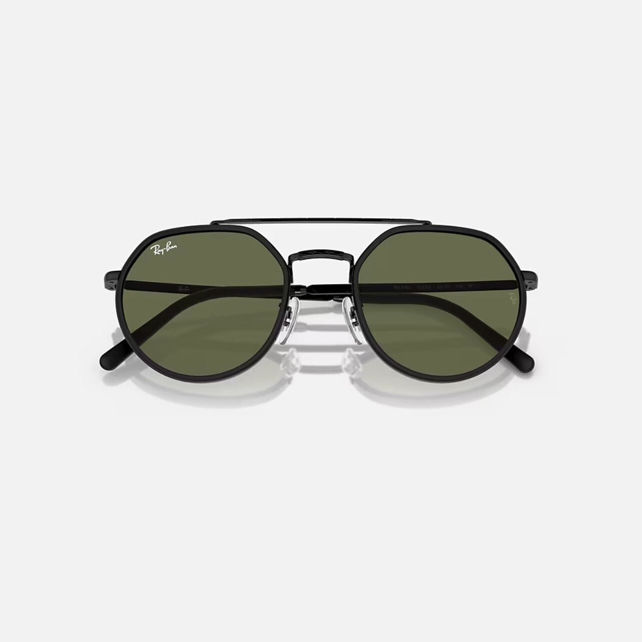 Ray-Ban RB3765 Black Frame Green Lens